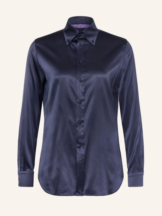 Zdjęcie produktu Ralph Lauren Collection Bluzka Cameron Z Jedwabiu blau GRANATOWY