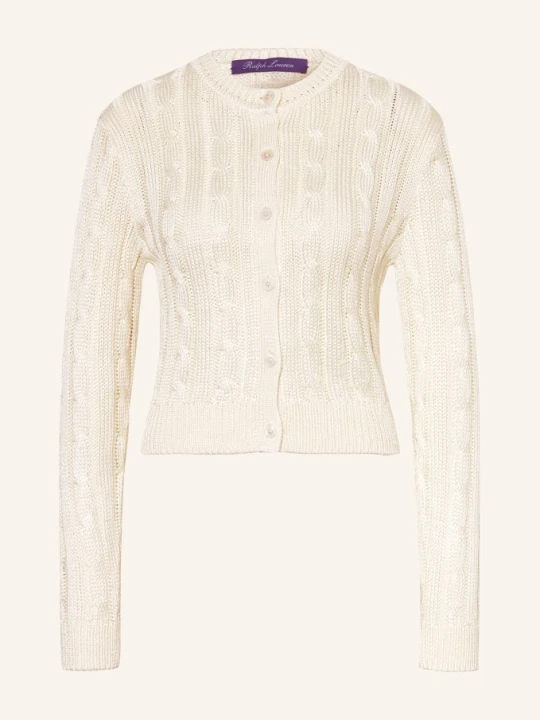 Zdjęcie produktu Ralph Lauren Collection Jedwabna Kurtka weiss KREMOWY