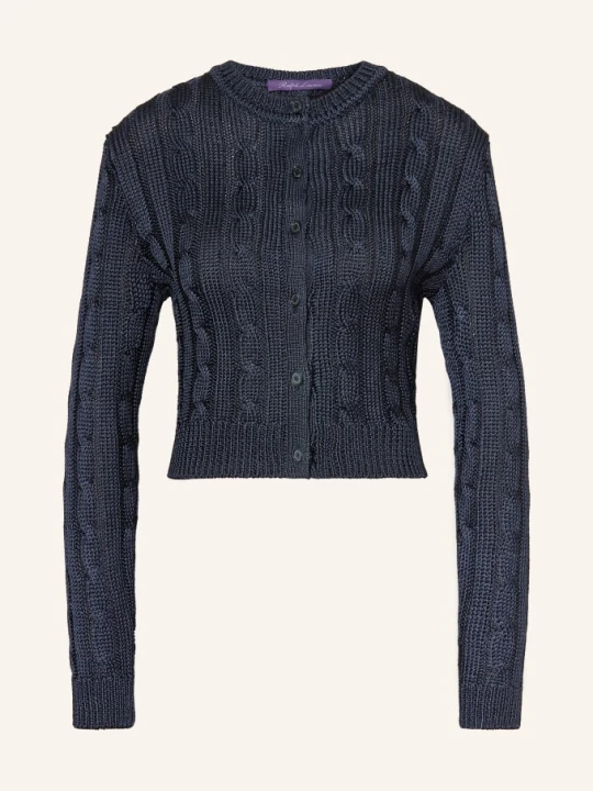 Zdjęcie produktu Ralph Lauren Collection Jedwabna Kurtka blau GRANATOWY