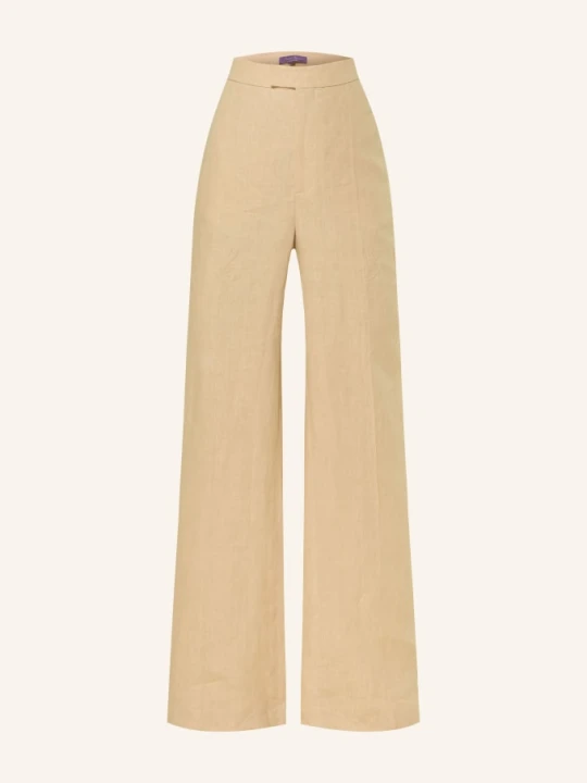 Zdjęcie produktu Ralph Lauren Collection Spodnie Z Lnu Dean beige