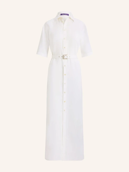 Zdjęcie produktu Ralph Lauren Collection Sukienka Koszulowa Carol Z Lnu weiss KREMOWY