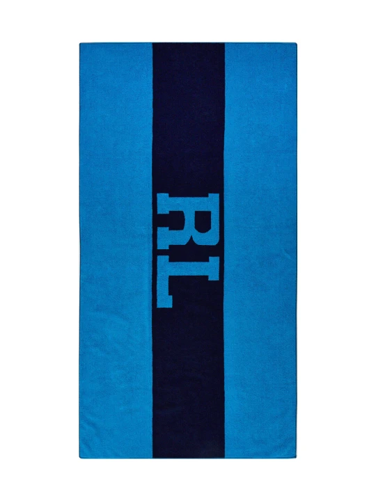Zdjęcie produktu Ralph Lauren Home Ręcznik plażowy RLSIGNAT | 90 x 170 cm turkusowy
