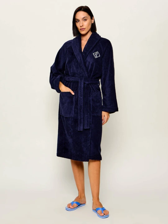 Zdjęcie produktu Ralph Lauren Home Szlafrok langdon | Regular Fit granatowy