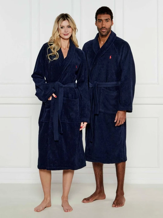 Zdjęcie produktu Ralph Lauren Home Szlafrok | Regular Fit granatowy