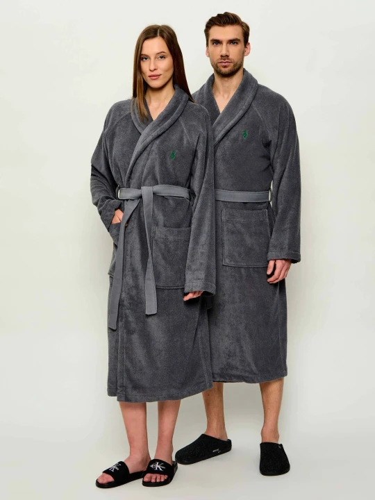 Zdjęcie produktu Ralph Lauren Home Szlafrok | Regular Fit szary