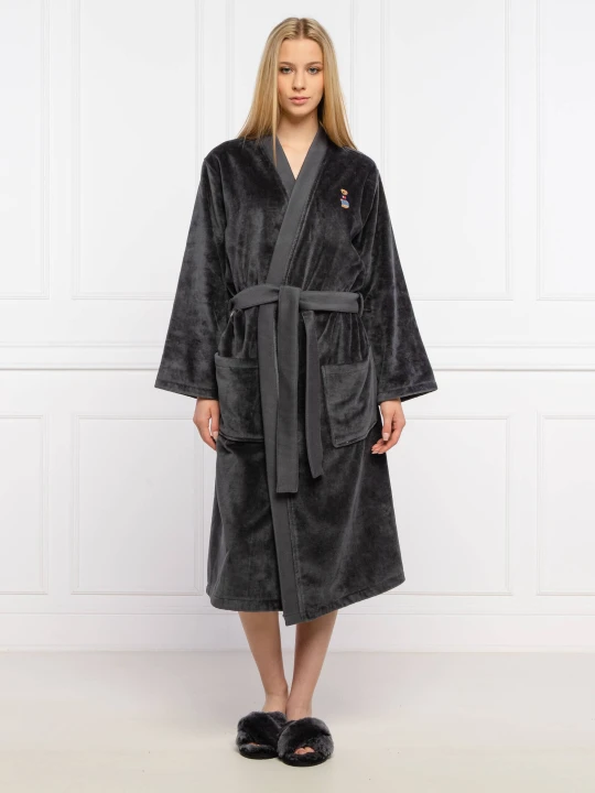 Zdjęcie produktu Ralph Lauren Home Szlafrok | Regular Fit grafitowy