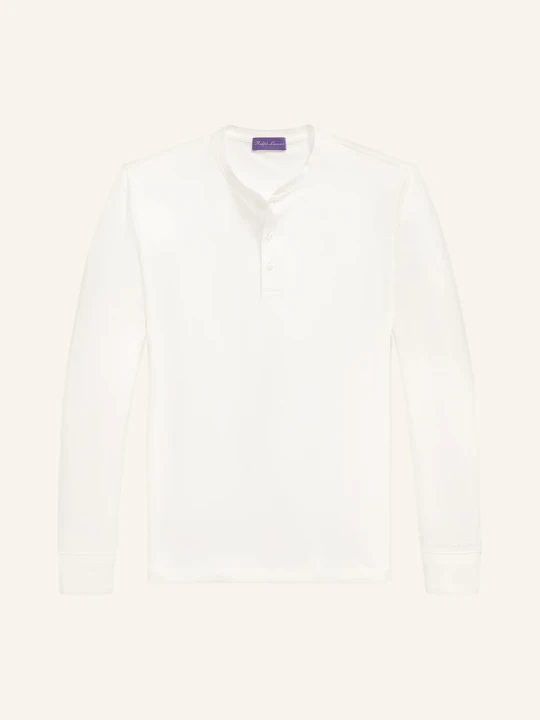 Zdjęcie produktu Ralph Lauren Purple Label Bluzka Typu Henley weiss BIAŁY