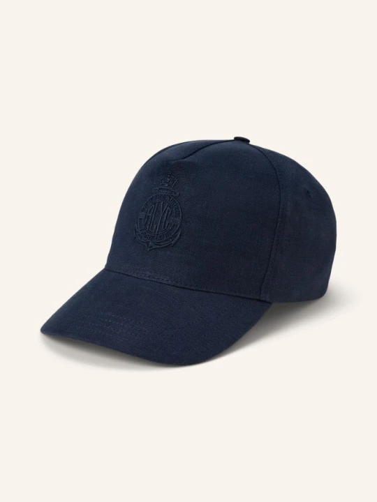 Zdjęcie produktu Ralph Lauren Purple Label Czapka Z Jedwabiu I Lnu blau GRANATOWY