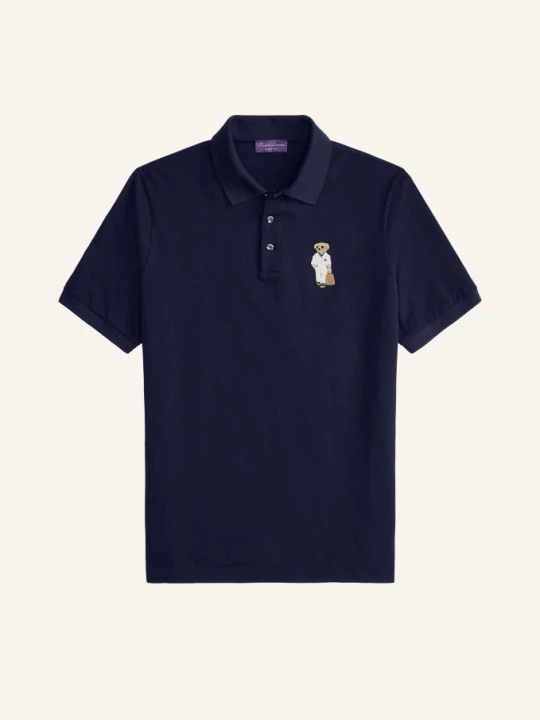 Zdjęcie produktu Ralph Lauren Purple Label Koszulka Polo Piqué blau GRANATOWY