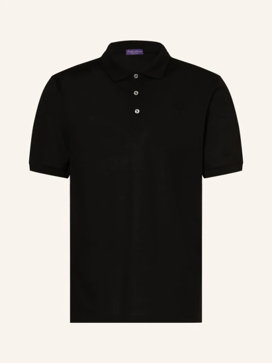 Zdjęcie produktu Ralph Lauren Purple Label Koszulka Polo Z Piki schwarz CZARNY