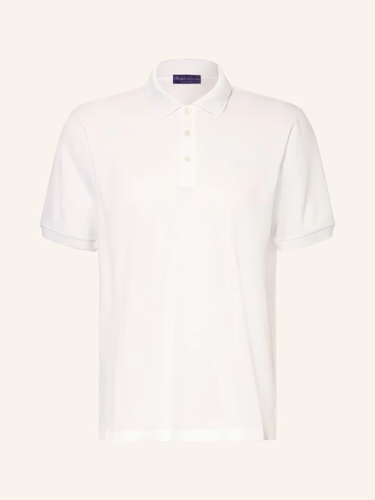 Zdjęcie produktu Ralph Lauren Purple Label Koszulka Polo Z Piki weiss BIAŁY