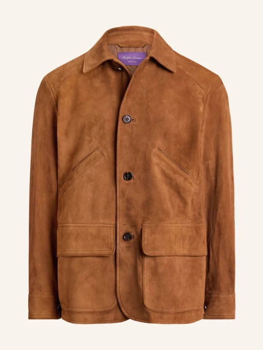 Zdjęcie produktu Ralph Lauren Purple Label Kurtka Skórzana braun BRĄZOWY