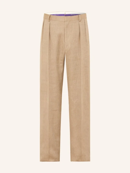 Zdjęcie produktu Ralph Lauren Purple Label Spodnie Do Garnituru O Kroju Regular Fit beige