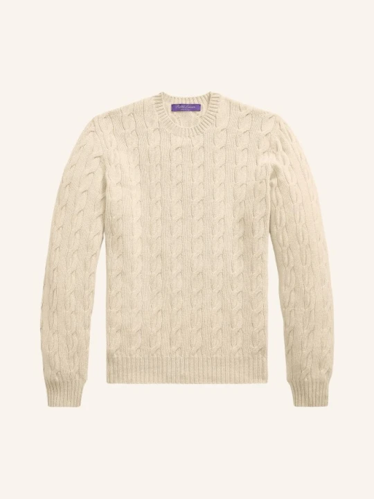 Zdjęcie produktu Ralph Lauren Purple Label Sweter Z Kaszmiru beige