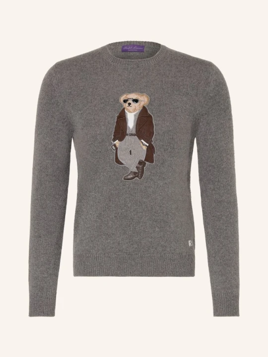Zdjęcie produktu Ralph Lauren Purple Label Sweter Z Kaszmiru grau CZIEMNOSZARY