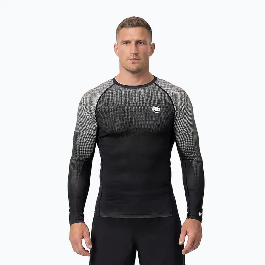Zdjęcie produktu Rashguard longsleeve męski Pitbull Belt Rashguard black
