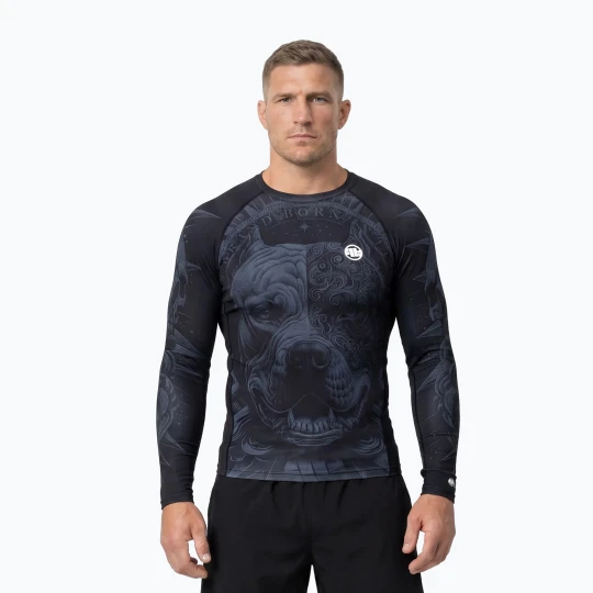 Zdjęcie produktu Rashguard longsleeve męski Pitbull World Rashguard black
