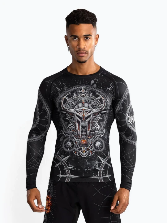 Zdjęcie produktu Rashguard longsleeve męski Venum Gladiator 5.0 Men'S Long Sleeve Rashguard black / silver