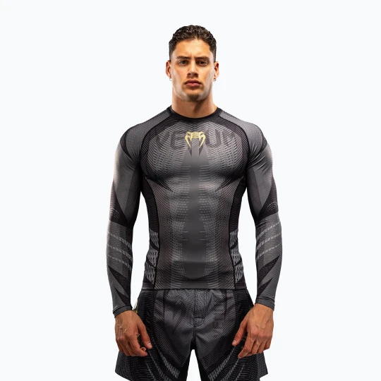 Zdjęcie produktu Rashguard męski długi rękaw Venum Galactic 3.0 Rashguard LS black / gold