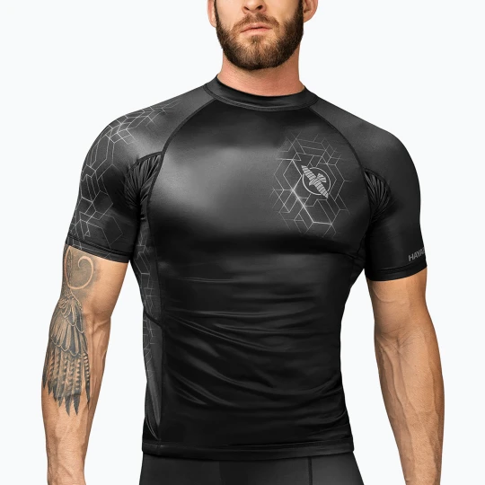 Zdjęcie produktu Rashguard męski Hayabusa Geo Rashguard Shortsleeve grey