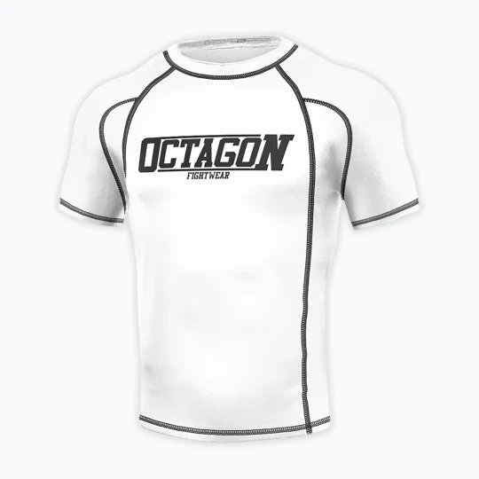 Zdjęcie produktu Rashguard męski Octagon Premium Fight Wear white