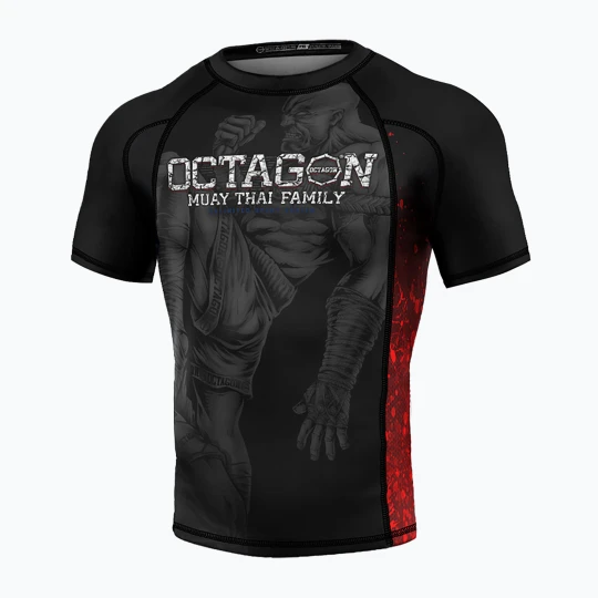 Zdjęcie produktu Rashguard męski Octagon Premium Muay Thai Family black/multicolor