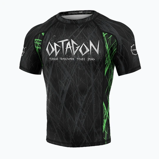 Zdjęcie produktu Rashguard męski Octagon Premium Spiderskull black / multicolor