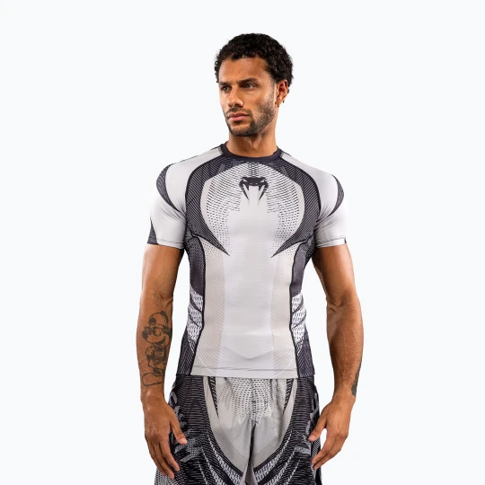 Zdjęcie produktu Rashguard męski Venum Galactic 3.0 Rashguard SS off white / black