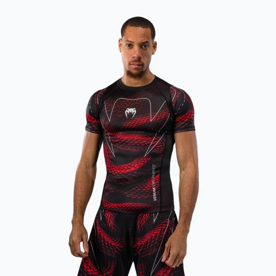 Zdjęcie produktu Rashguard męski Venum Matupa Short Sleeve black/red/silver