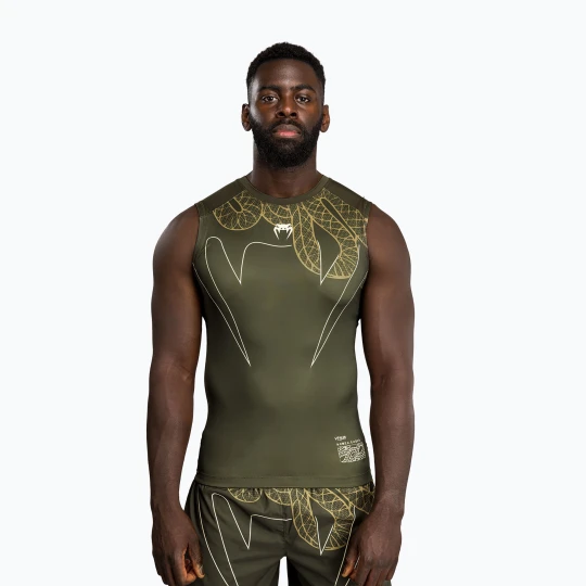 Zdjęcie produktu Rashguard męski Venum Serpenti Rashguards Sleeveless kaki / bronze / ivory Zielony