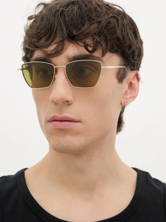 Zdjęcie produktu Ray-Ban okulary przeciwsłoneczne złoty
