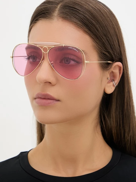 Zdjęcie produktu Ray-Ban okulary przeciwsłoneczne damskie X DOLCE&GABBANA złoty