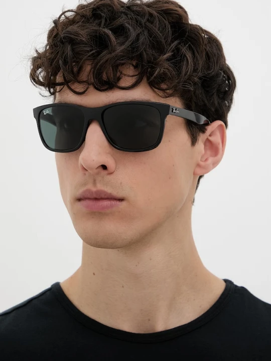 Zdjęcie produktu Ray-Ban okulary przeciwsłoneczne kwadratowe męskie czarny