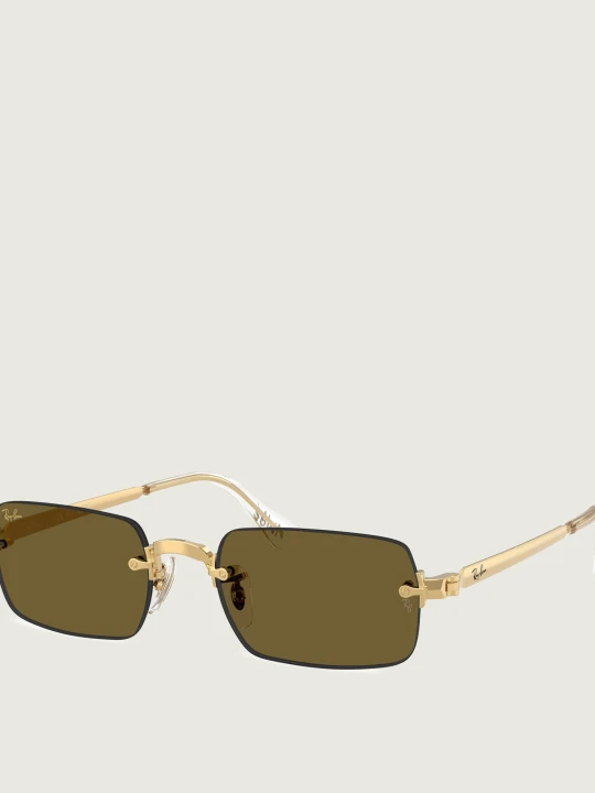Zdjęcie produktu Ray-Ban Okulary przeciwsłoneczne Ray Ban x A$ap Rocky RB3928 złoty