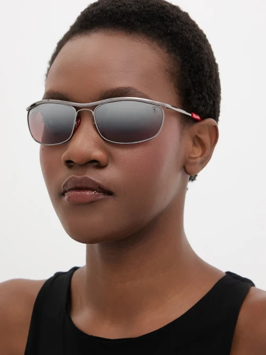 Zdjęcie produktu Ray-Ban okulary przeciwsłoneczne SCUDERIA FERRARI COLLECTION srebrny