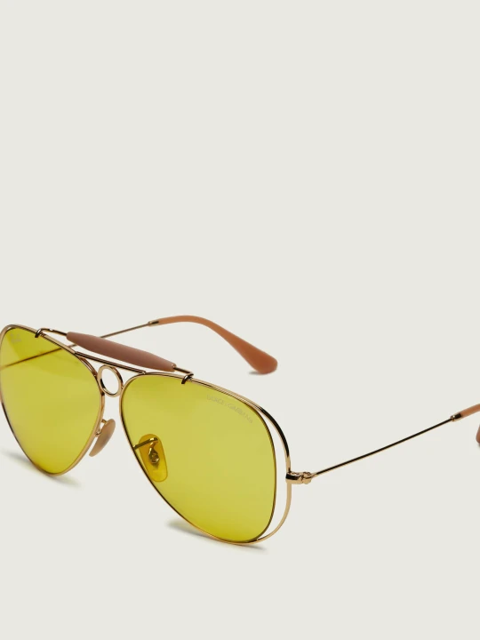 Zdjęcie produktu Ray-Ban Okulary przeciwsłoneczne The Shooter RB3138M | Ray-Ban x Dolce&Gabbana żółty