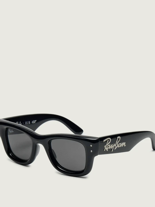 Zdjęcie produktu Ray-Ban Okulary przeciwsłoneczne Wayfarer Puffer Crystal Edition RB4940B | Ray-Ban x A$AP Rocky czarny