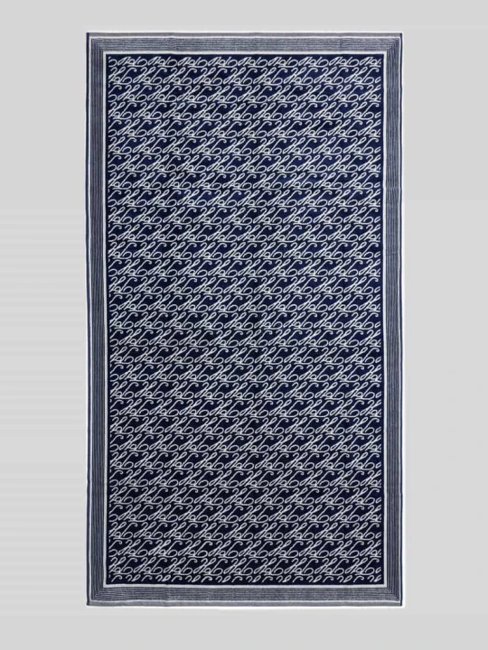 Zdjęcie produktu Ręcznik z czystej bawełny model 'SCRIPT TOWEL' Tommy Hilfiger Ciemnoniebieski