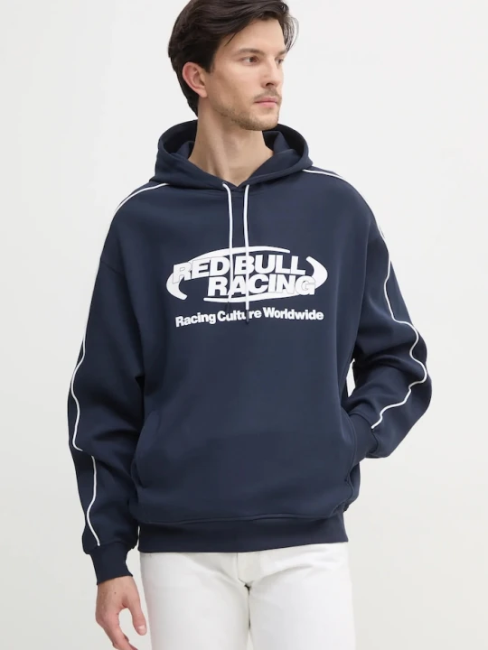 Zdjęcie produktu Red Bull Racing x Pepe Jeans bluza LOGO PIPING HOODY granatowy