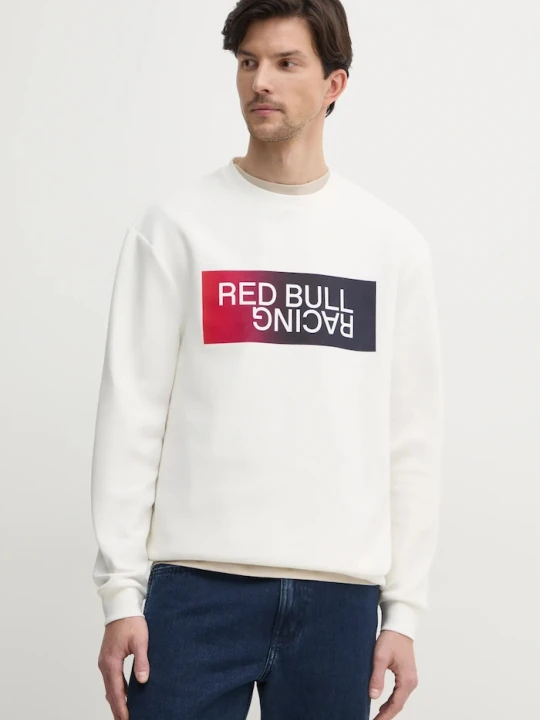Zdjęcie produktu Red Bull Racing x Pepe Jeans bluza OMBRE LOGO CREW beżowy