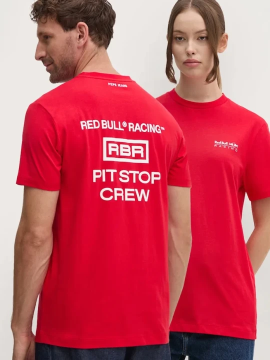 Zdjęcie produktu Red Bull Racing x Pepe Jeans t-shirt bawełniany