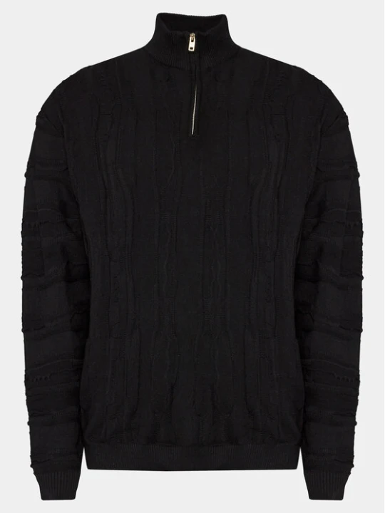 Zdjęcie produktu Redefined Rebel Sweter Santino 222072 Czarny Regular Fit