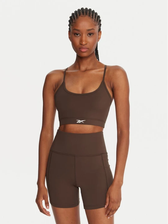 Zdjęcie produktu Reebok Biustonosz sportowy Reebok X Ewa Chodakowska RK25312CCW Brązowy