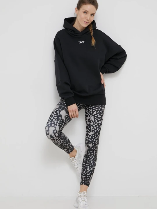 Zdjęcie produktu Reebok bluza dresowa Studio Recycled Lux czarny