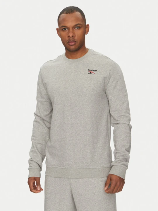 Zdjęcie produktu Reebok Bluza Logo Crew 100221789 Szary Regular Fit