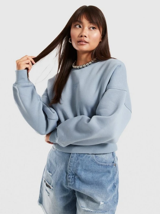 Zdjęcie produktu Reebok Bluza Cropped Crewneck Richard niebieski