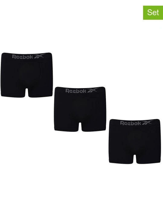 Zdjęcie produktu Reebok Bokserki (3 pary) "Dale" w kolorze czarnym rozmiar: L