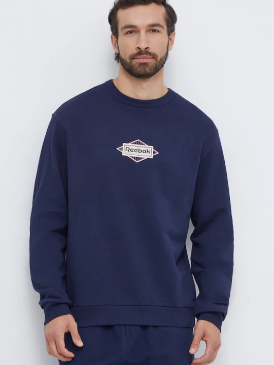 Zdjęcie produktu Reebok Classic bluza bawełniana granatowy