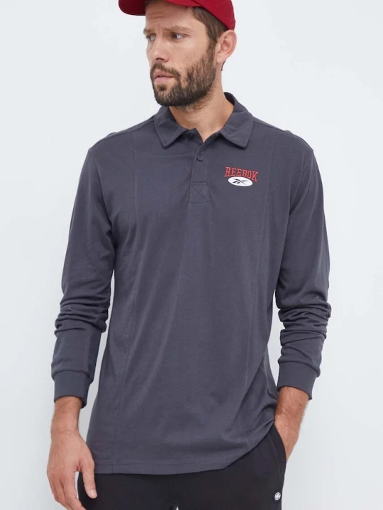Zdjęcie produktu Reebok Classic longsleeve bawełniany szary