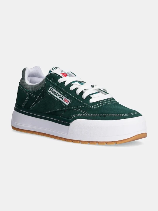 Zdjęcie produktu Reebok Classic sneakersy zamszowe Club C Megacourt zielony